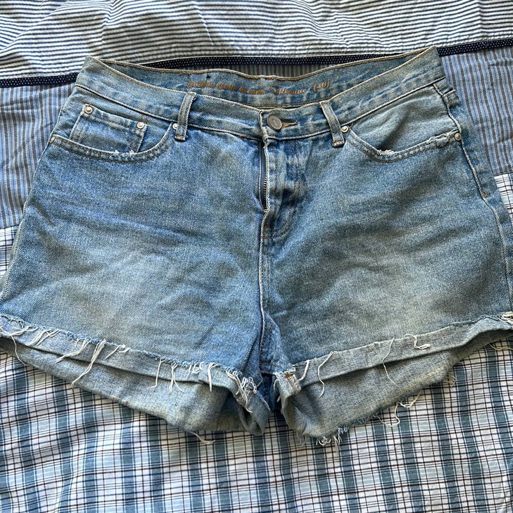 Denim shorts